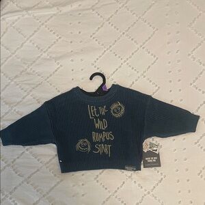 Gerber Blue Sweater - where the wild things are nwt 12 months